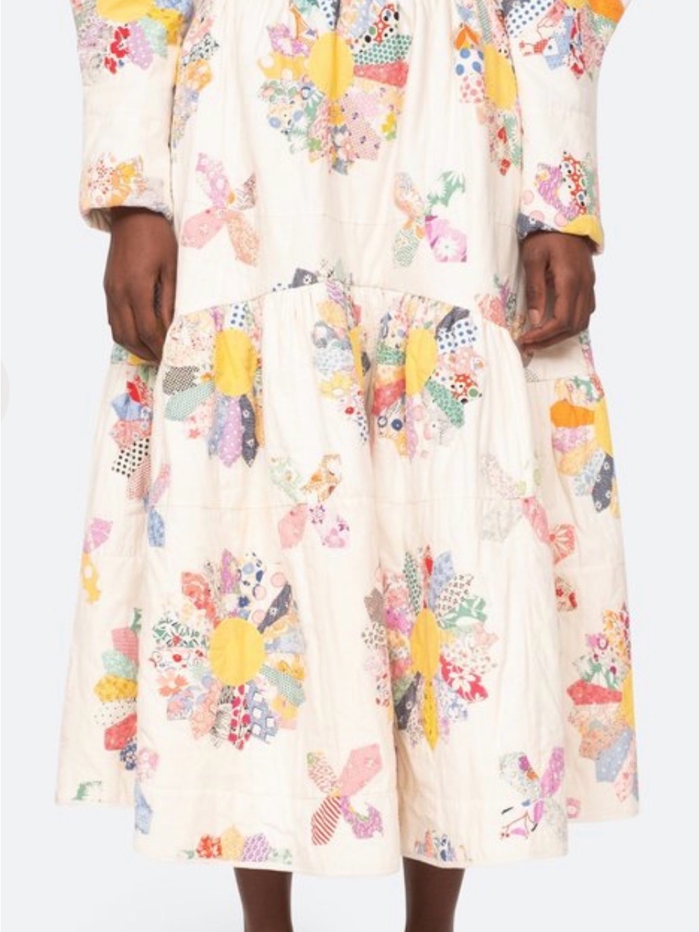 SEA New York Linden Quilted Midi Skirt